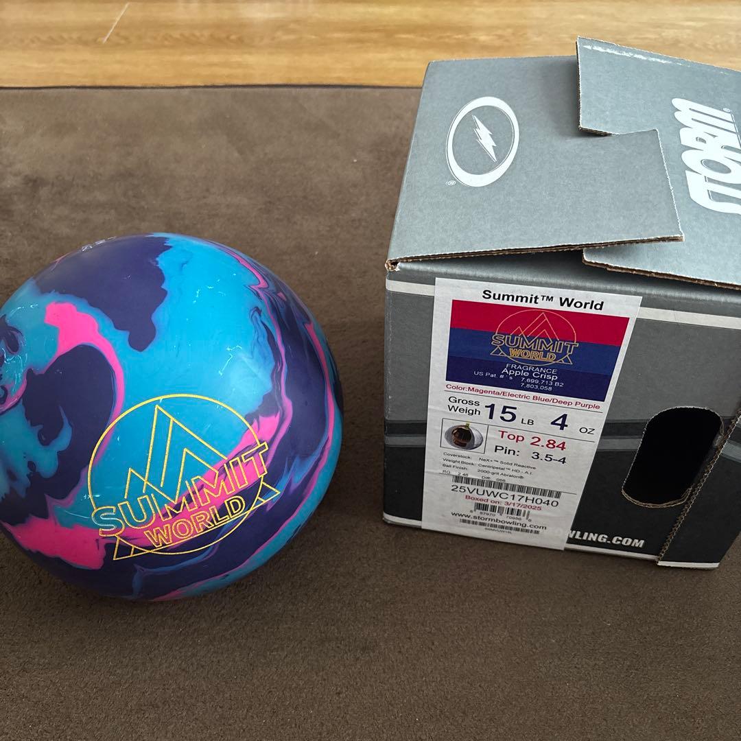 新品SUMMIT WORLD ボウリングボール 15 lb