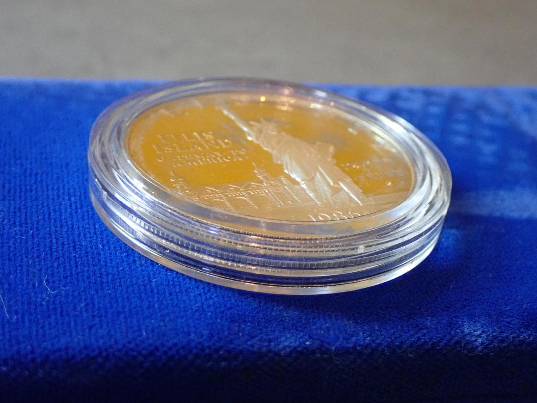 1986年アメリカ銀貨 1ドルリバティ自由の女神記念銀貨Silver900