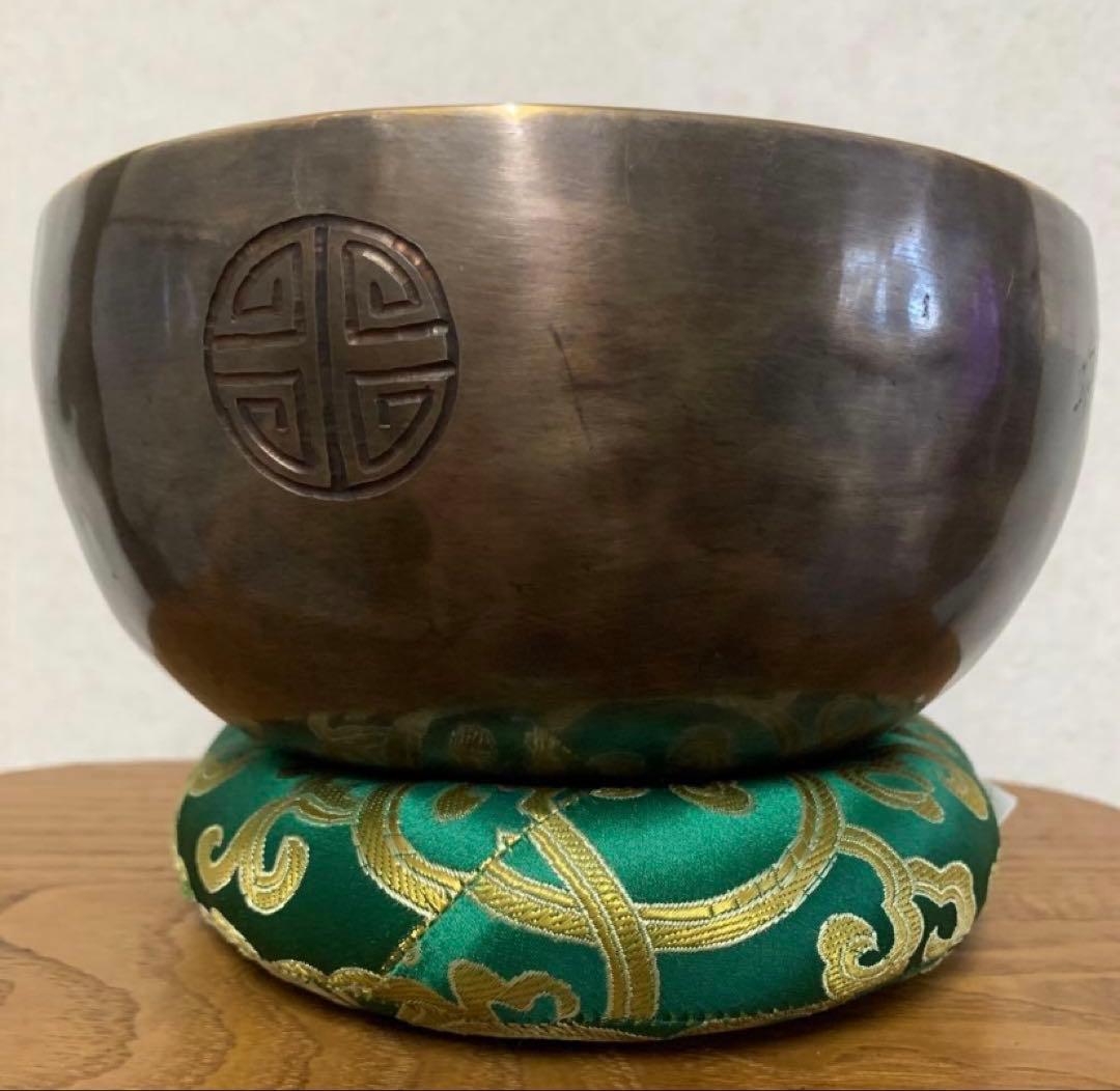 フルムーンシンギングボウル16.5cmリング付き