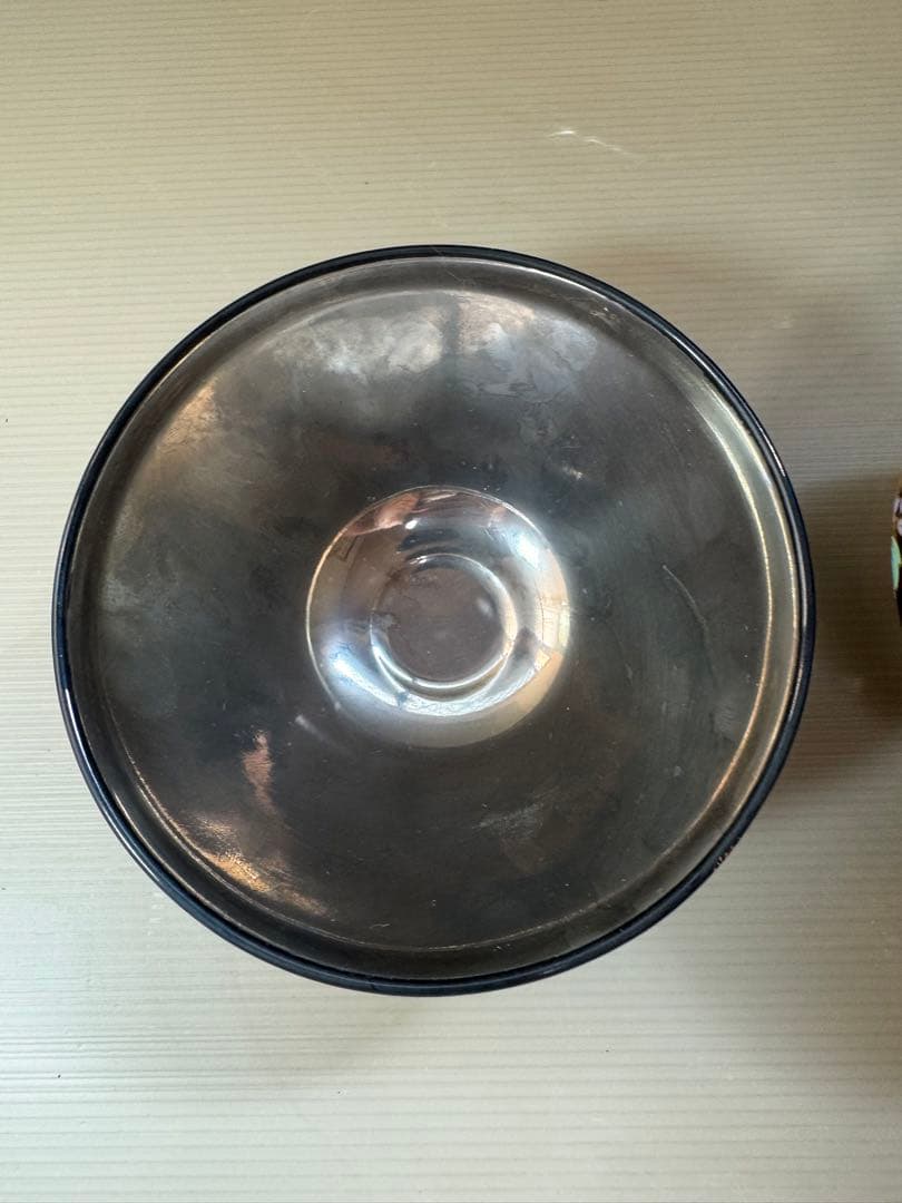 2787 原平窯　瑞鳥鳳凰　金銀天目抹茶茶碗　2客　未使用