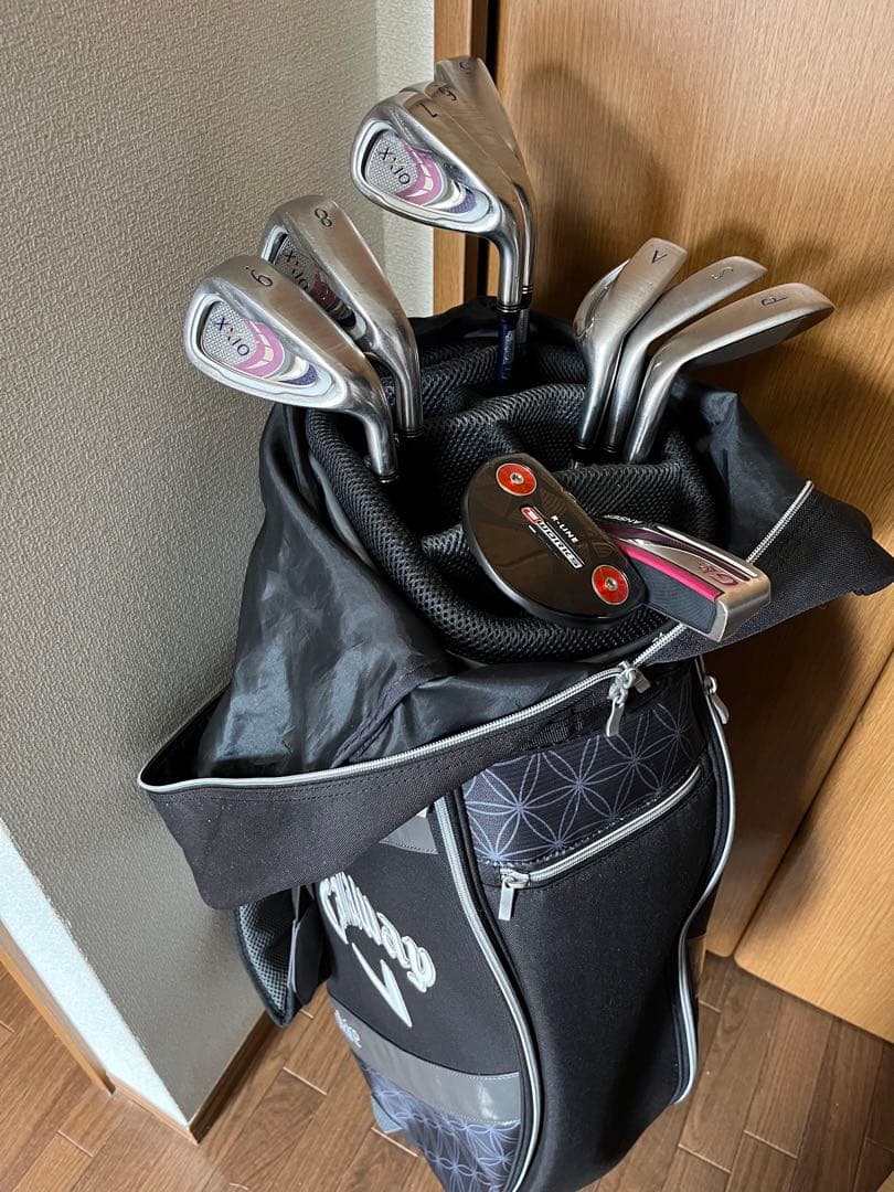 ゼクシオ　レディース　アイアン　パター　ゴルフ　セット
