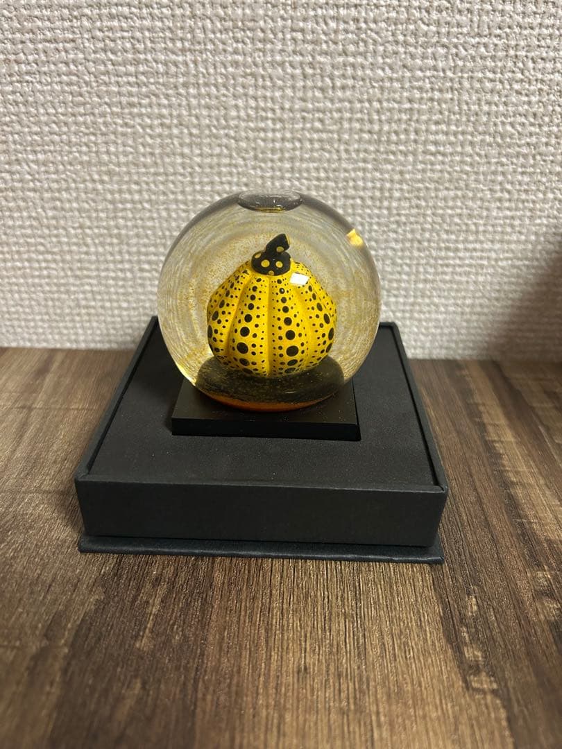 【箱付き】 草間彌生 スノードーム パンプキン