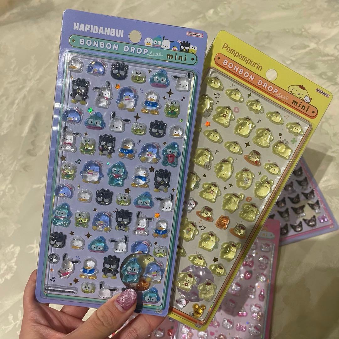 【正規品】サンリオボンボンドロップシールミニ 7種 ハンギョドン以外