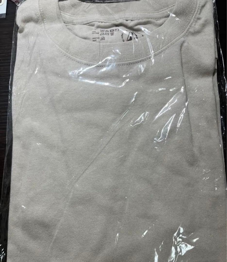 新品　男性ブランコ　オリジナルTシャツ　完売商品　バッグプリント　ベージュ　XL