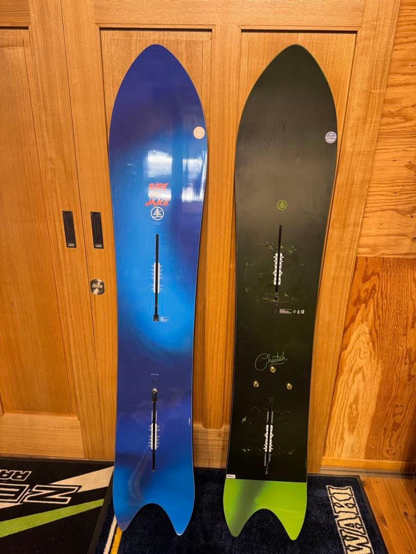 BURTON Family Tree Cheetah 159 初代 二代目2枚