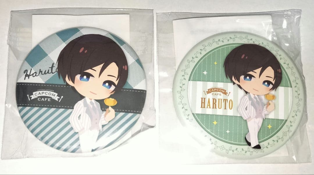 囚われのパルマ ハルト 缶バッジ セット カプコンカフェ 3周年