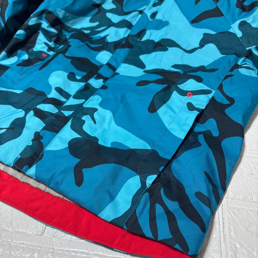 デサント　コロンビア　スキー　スノボ　スノーウェア　140/130 青迷彩 即日