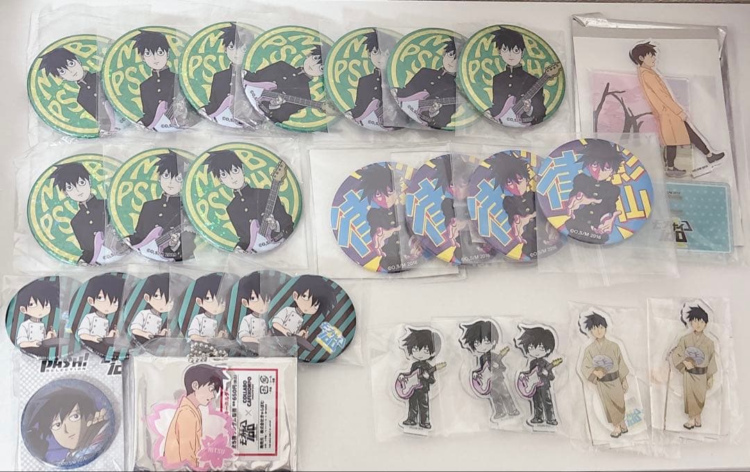 モブサイコ 影山律 缶バッジ アクスタ セット