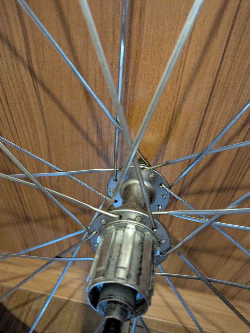 【えい】ZIPP アルミリムホイール＆リアホイールセット