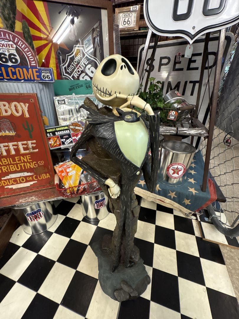 ナイトメアビフォアクリスマス　ジャック・スケリントン 特大フィギュア　71cm