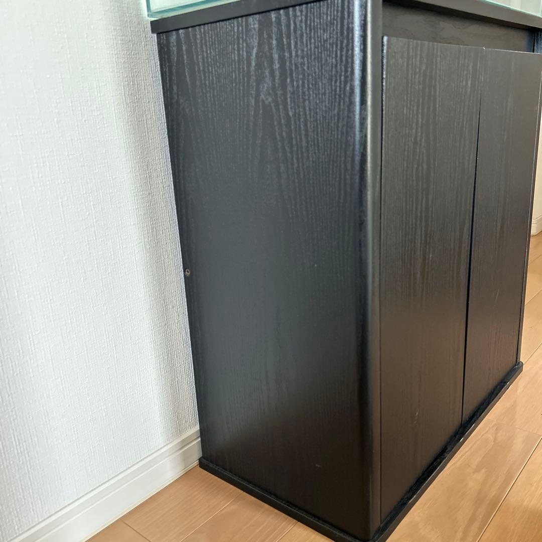 【Lococo】水槽台　黒い収納キャビネット　60×30水槽用