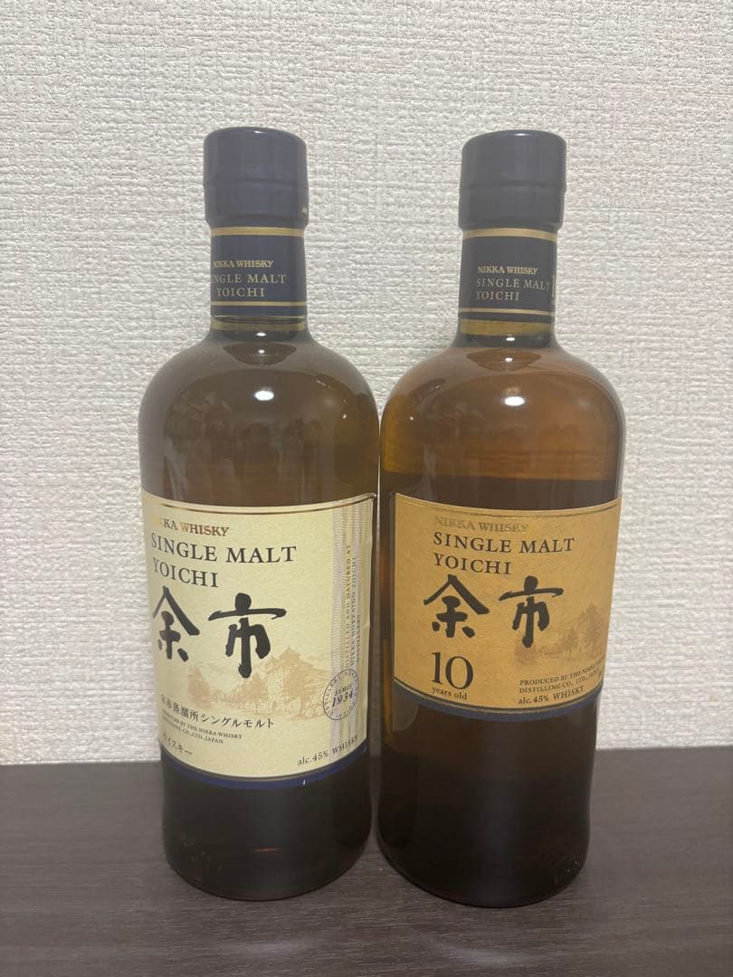 余市10年 700ml×1 余市700ml×1 ニッカ　ウイスキー　2本セット