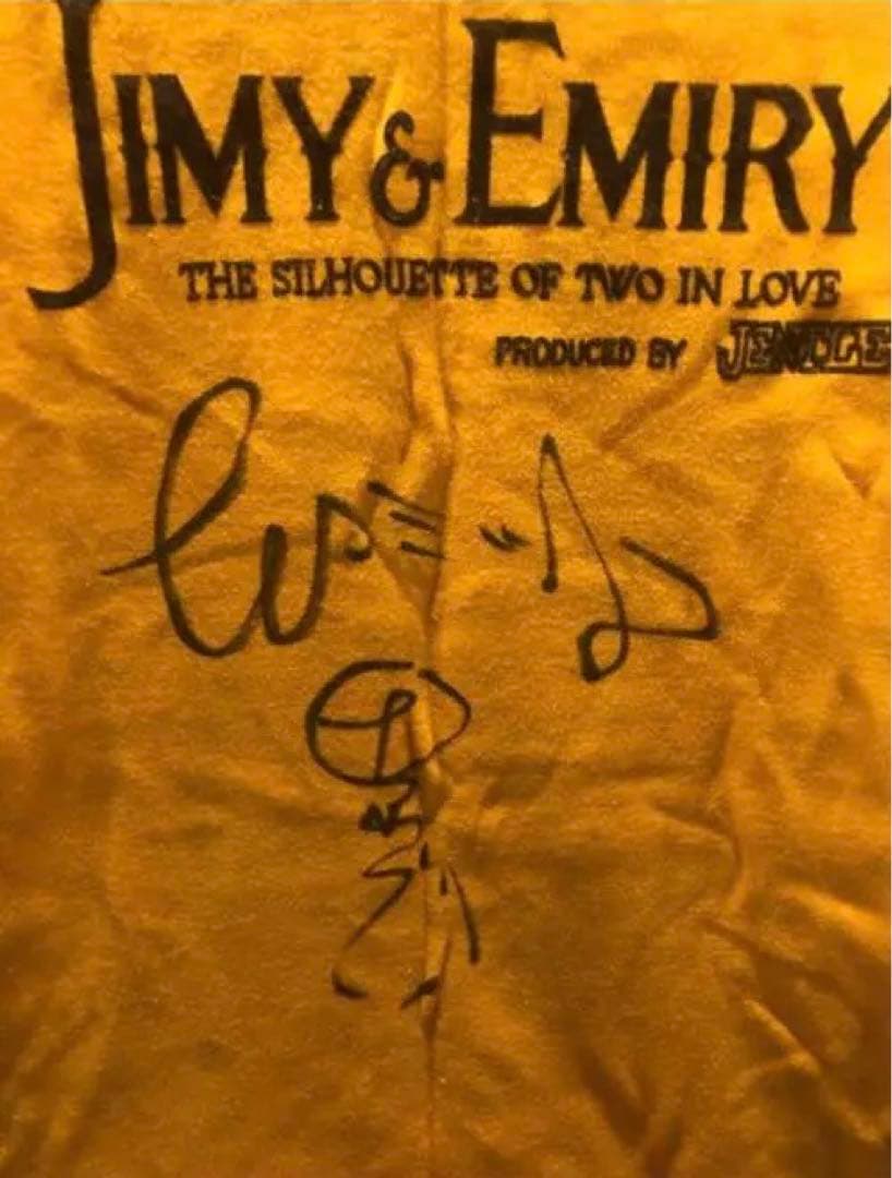 とんねるず サイン入り Tシャツ 80年代