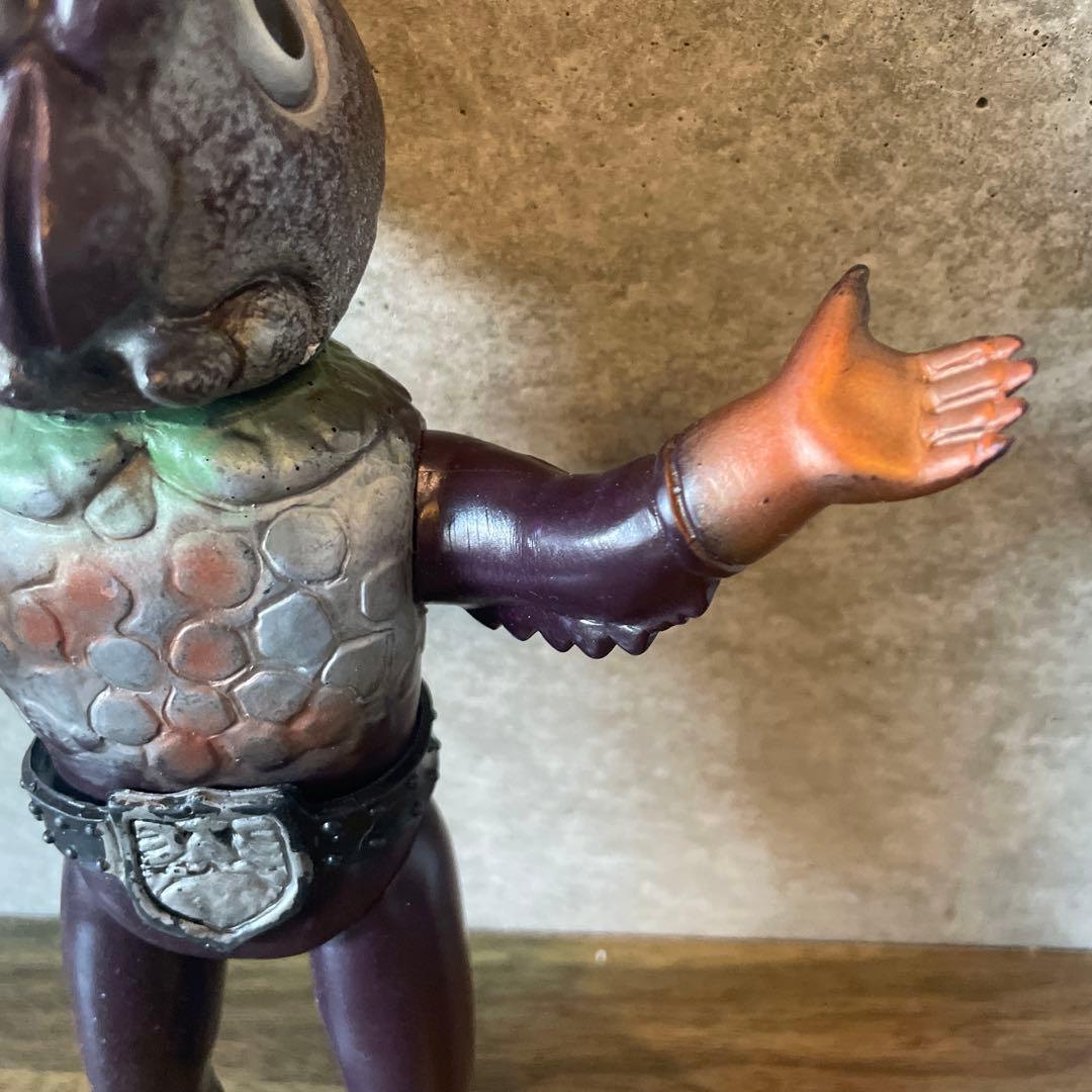 当時物　仮面ライダー怪人　アリキメデス　ソフビ ベルト長靴あり