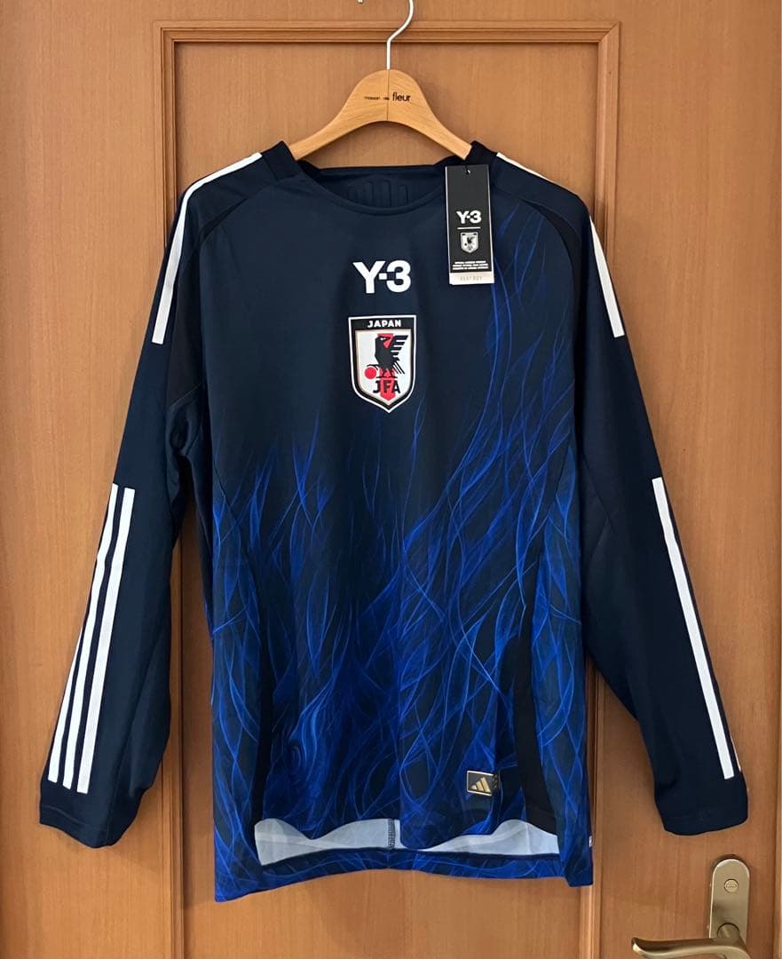 日本代表 ホーム オーセンティック ユニフォーム 2024 Y-3 2XL 長袖