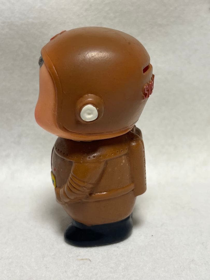 激レア　当時物　昭和レトロ　滋賀銀行　ソフビ　しがちゃん　貯金箱　宇宙服