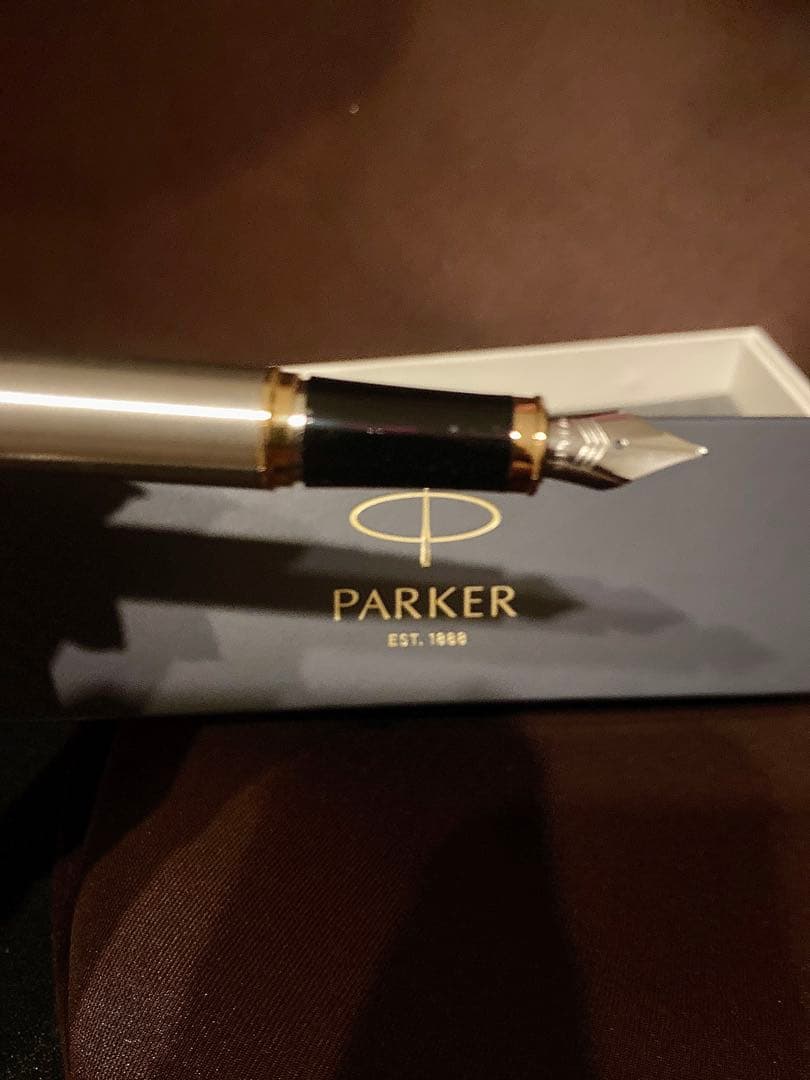 Parker 万年筆 JP Morgan刻印付き　新品未使用