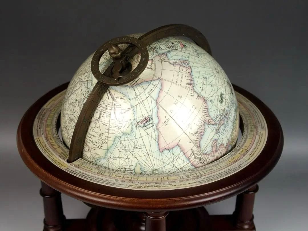 【コロニアル　地球儀】アンティークstyleインテリア　オーセンティックモデル社