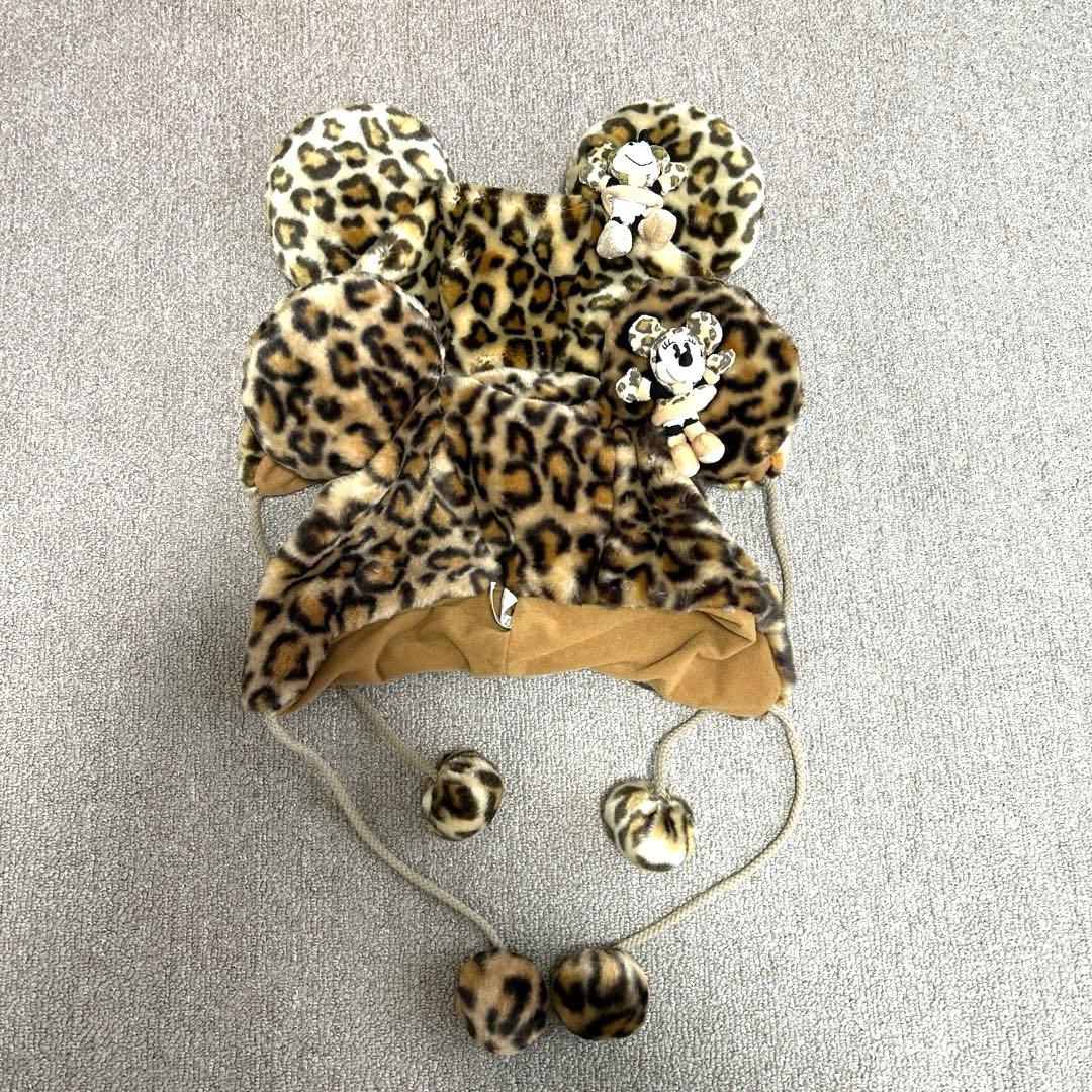 東京ディズニーリゾート ヒョウ柄　ミニー ファンキャップ　2個セット