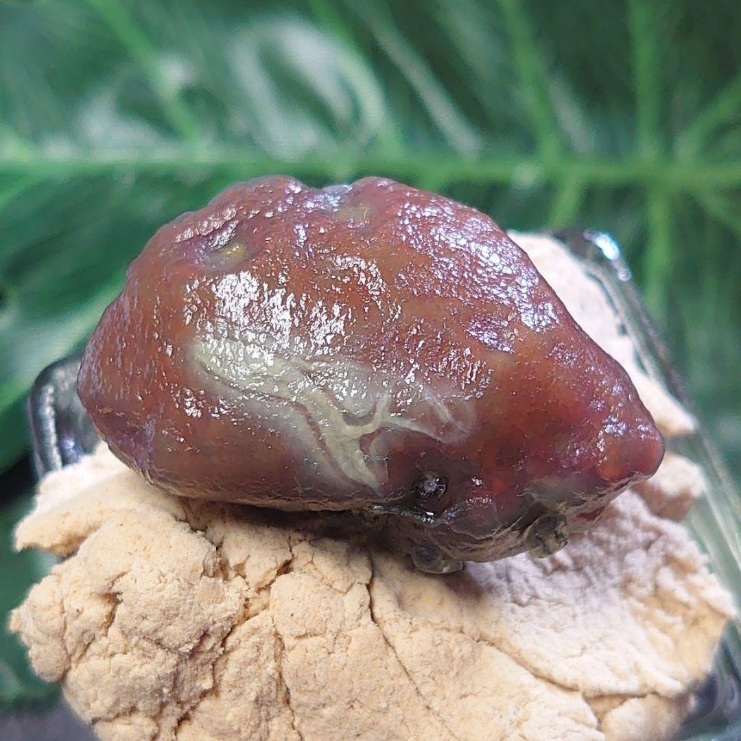 ウイグルゴビ瑪瑙 原石 黒山瑪瑙 氷皮付き 激レア 大粒  ゴビアゲート