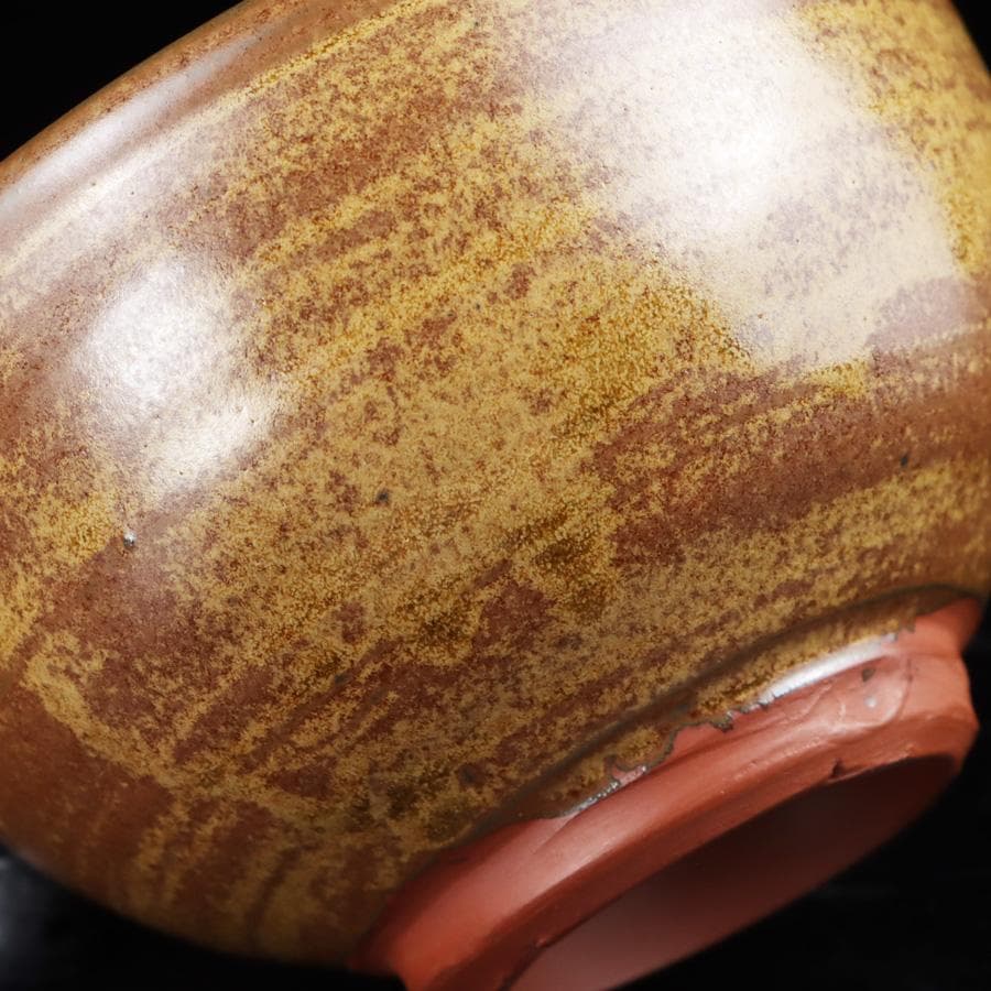 Y2918-2 茶道具 赤水焼 伊藤赤水 抹茶碗 共箱　　XXX