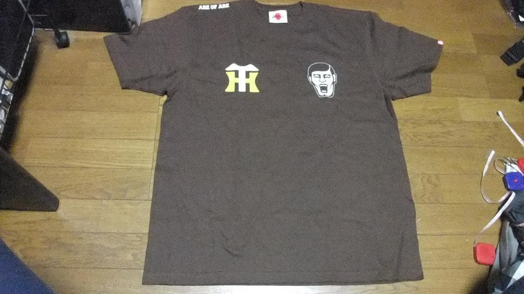 未使用 阪神タイガース XL パンクドランカーズ Tシャツ 優勝 虎 茶系 半袖
