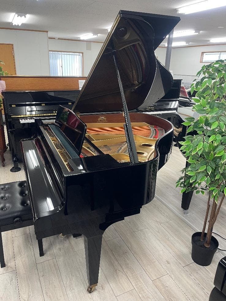 ★55068【グランドピアノ】KAWAI　GE20　消音機能付き