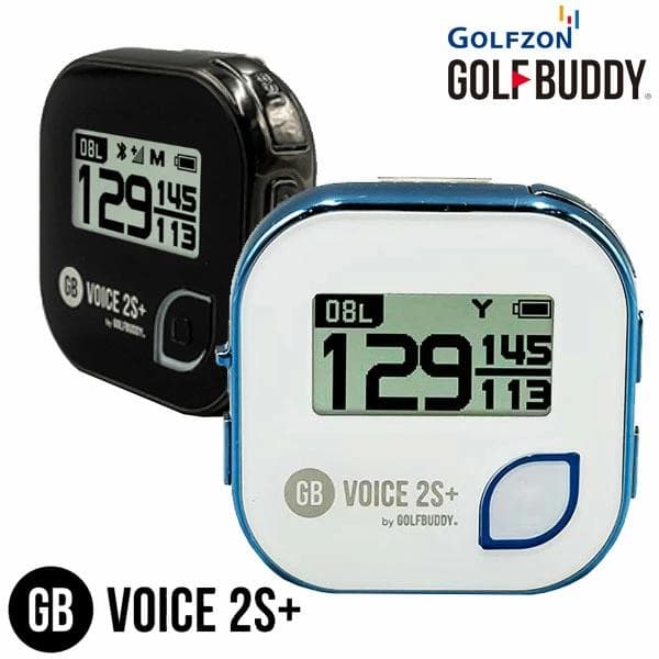ゴルフバディ GOLFBUDDY ボイス VOICE 2S+ ホワイト/ブルー