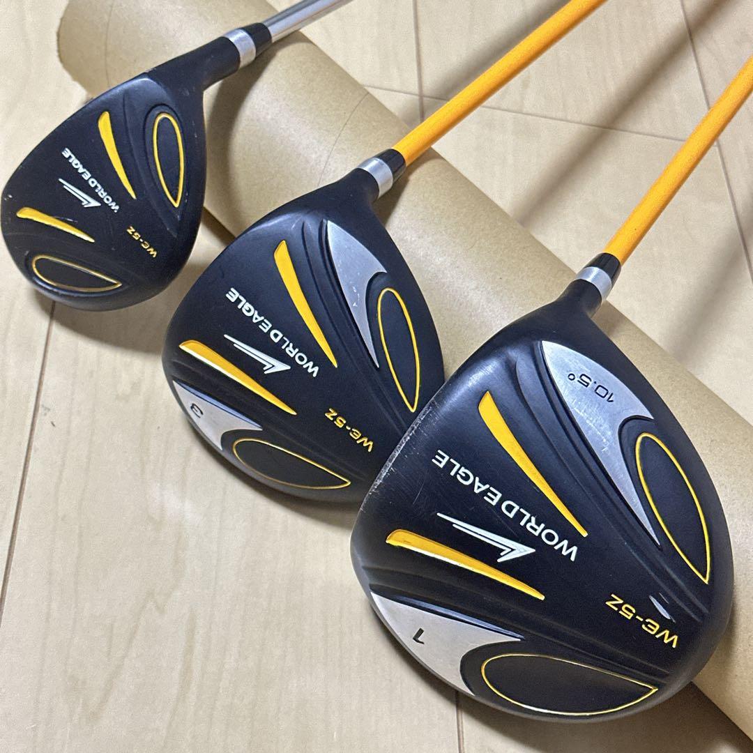 入門 WORLD EAGLE ワールドイーグル メンズ ゴルフセット S 右利き
