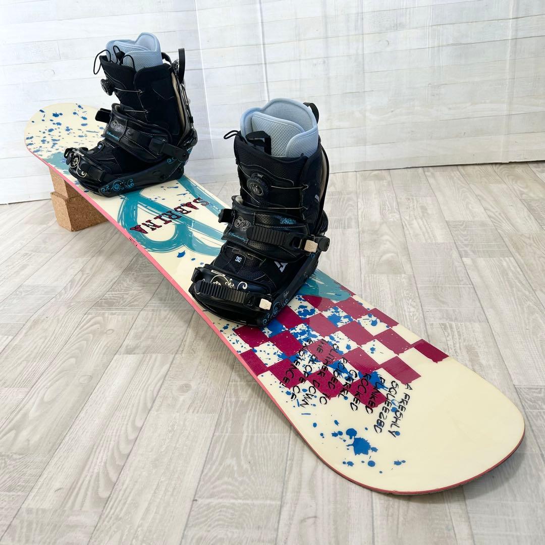 レディースボードセット　SABRINA 145㎝　K2 Mサイズ　ブーツ 23㎝