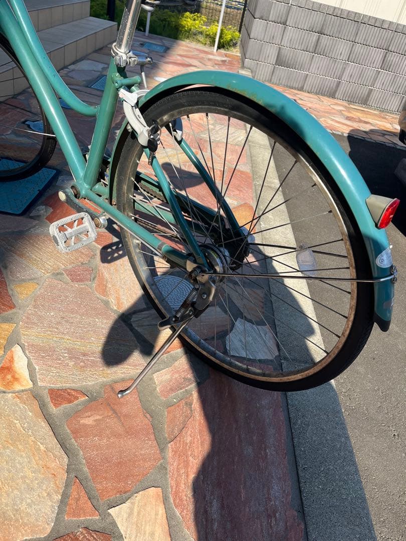 【宮城県仙台市限定】ブリヂストン　自転車　サイズ26 EB63LT グリーン