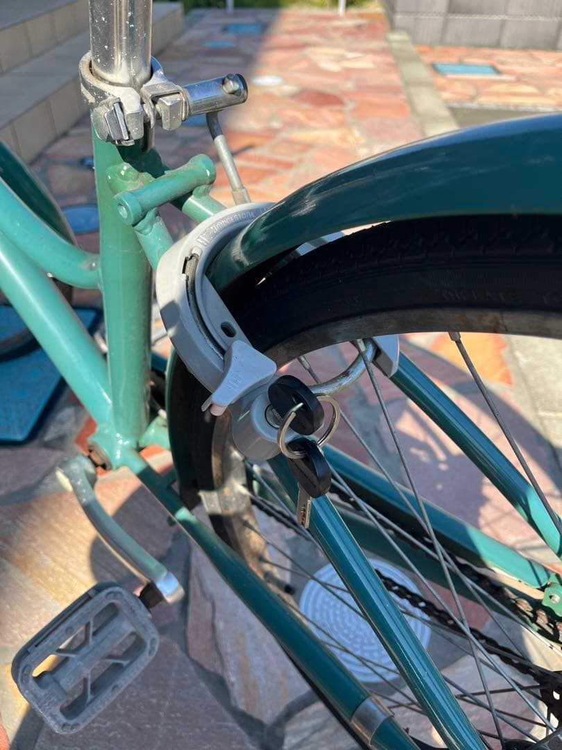 【宮城県仙台市限定】ブリヂストン　自転車　サイズ26 EB63LT グリーン