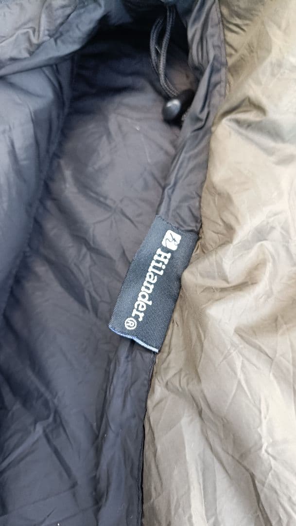 Hilander　ハイランダー　ダウンシュラフ 600 650FP カーキ