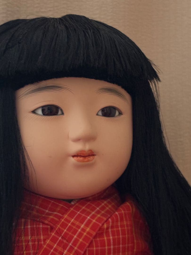 お座り　市松人形　小出松寿