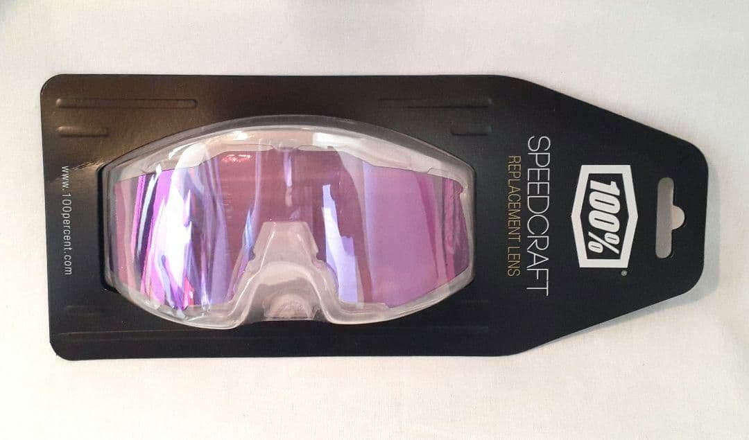 100% Speedcraft レンズ パープル ワンハンドレッド サングラス
