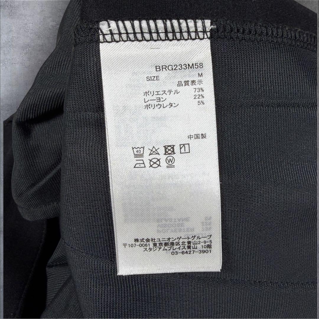 極美品 BRIEFIMG ブリーフィングサイドロゴ パンツ GOLF ゴルフ 黒