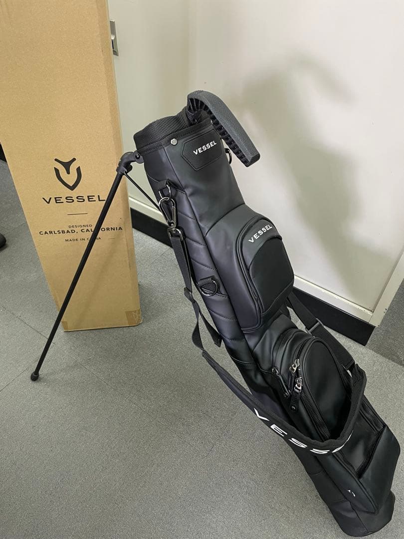 VESSEL★ベゼル★セルフスタンド★スタンド式クラブケース★中古★BK