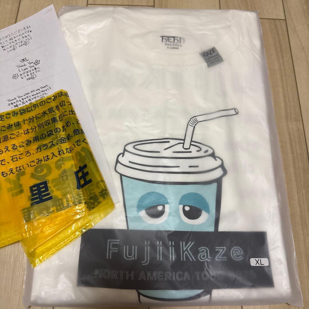 藤井風NORTH AMERICA TOUR 2025 ドリンクT（ホワイト）XL