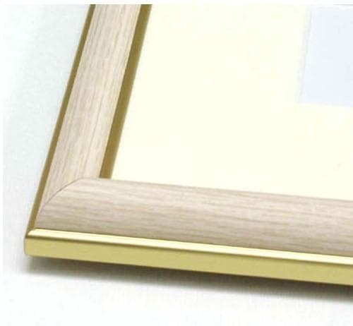 アクリル画　原画　「白樺林02」額縁付き　SMサイズ　風景画