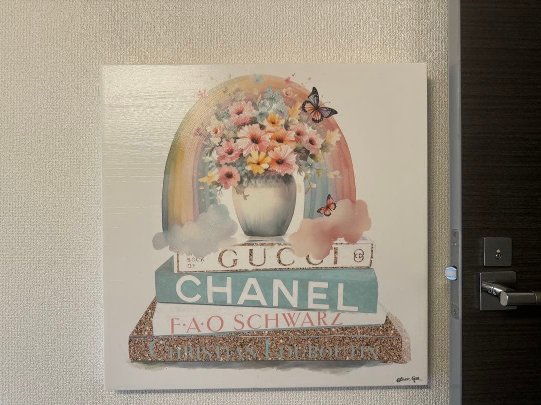 GUCCI＆CHANEL コラボ絵 海外正規品