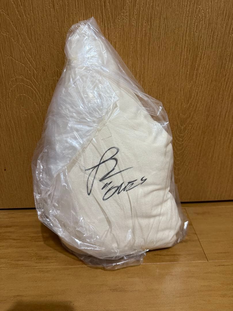 ボートレーサー　峰竜太選手　サイン入りクッション