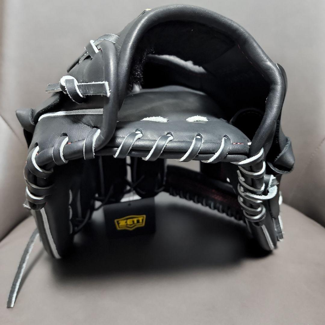 ZETT　ゼット　硬式野球グローブ　遊撃手・二塁手モデル　黒　新品未使用タグ付き