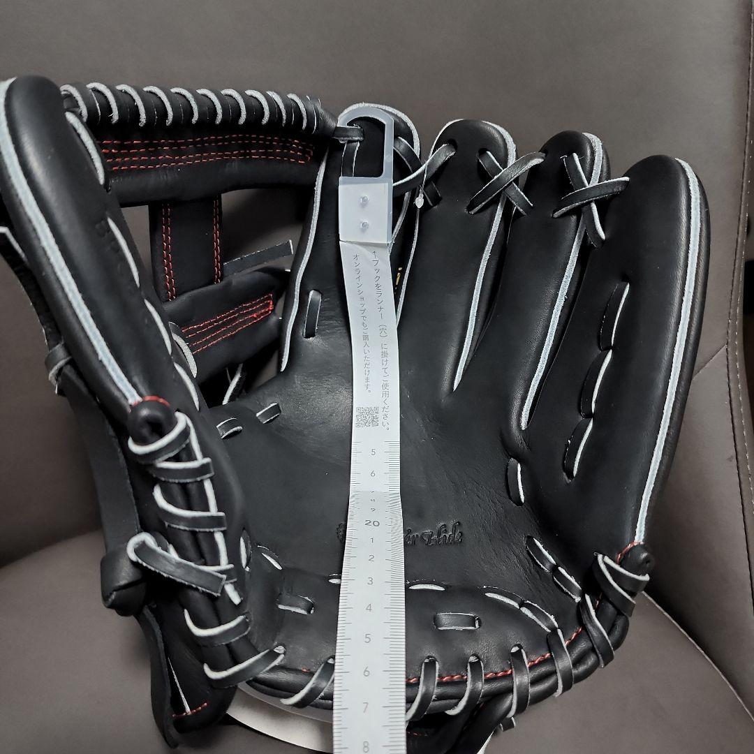 ZETT　ゼット　硬式野球グローブ　遊撃手・二塁手モデル　黒　新品未使用タグ付き