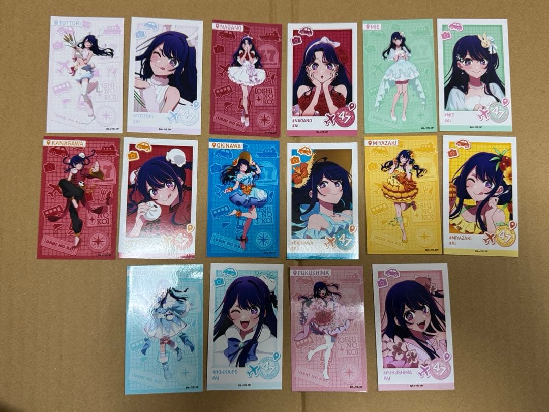 推しの子 47都道府県 ミニブロマイド アイ 8都道府県 雪まつり 先行