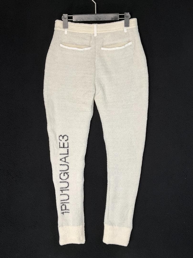 M【未使用】1PIU1UGUALE3 GOLF×戸賀敬城 シャギーリブパンツホ