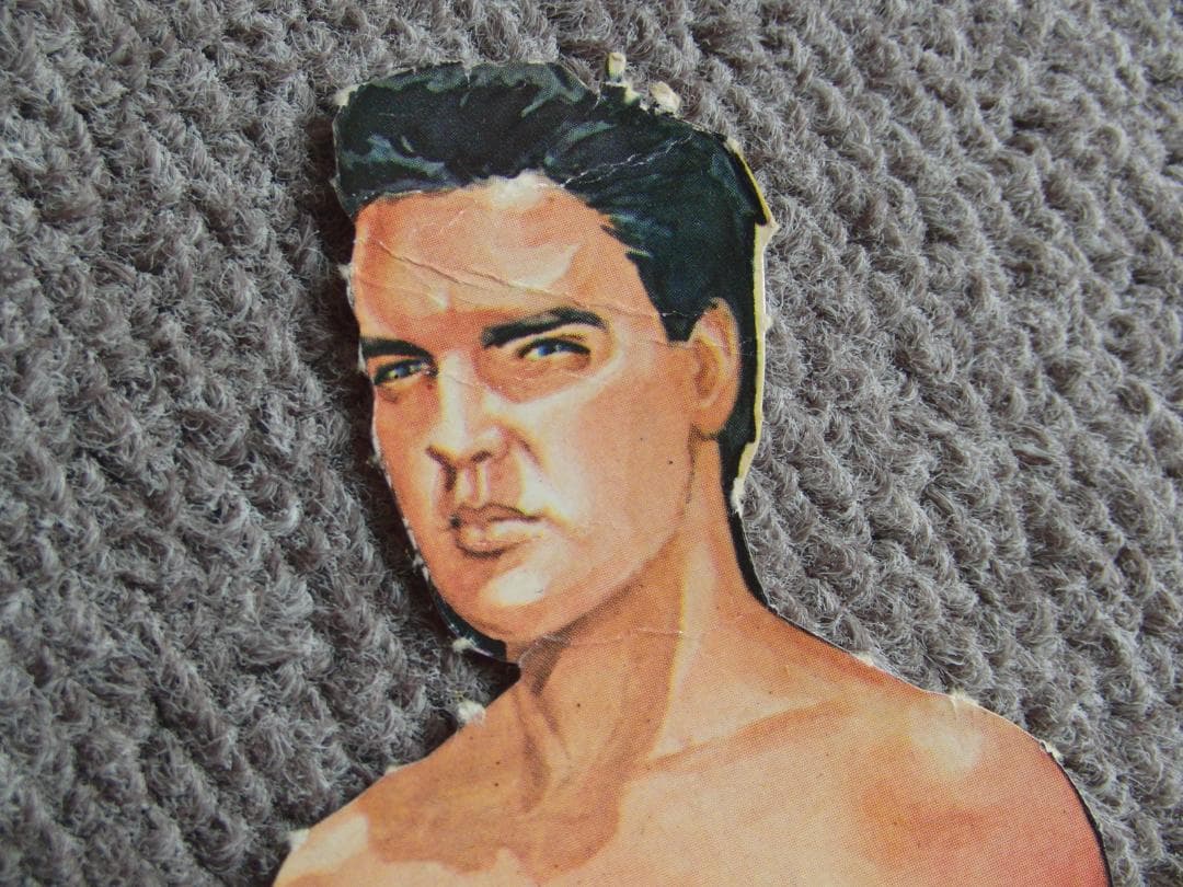 ★超希少 エルビス・プレスリー 切り抜き 着せ替え 紙製2パターン