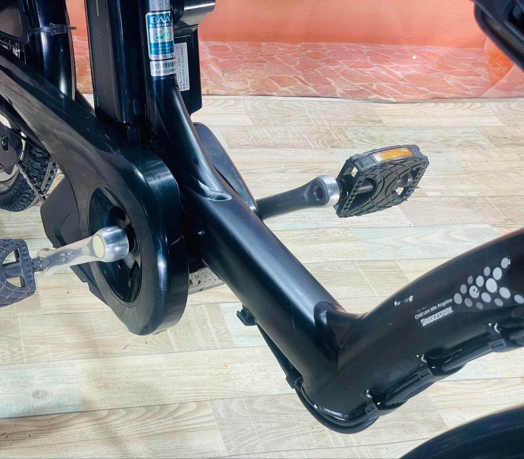 超特価！アンジェリーノ12AH⭐️ブリヂストン子供乗せ電動アシスト自転車Y3284