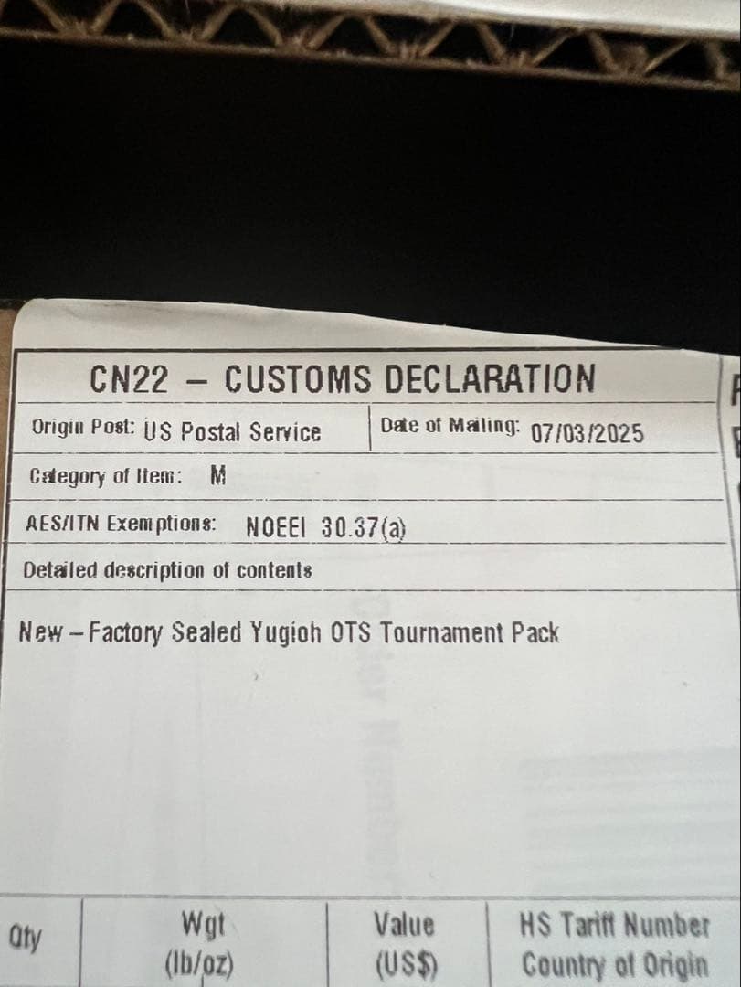 OTS28 未開封カートン　100パック入　北米版　遊戯王