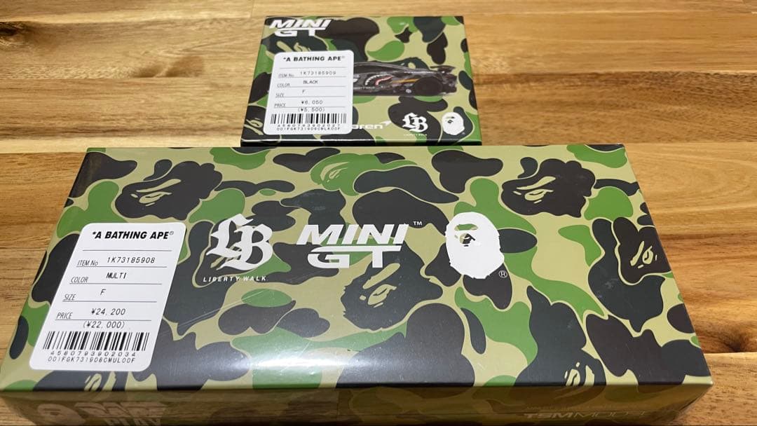 【 BAPE×LBWK 】NISSAN 1/64 マクラーレン 5台セット