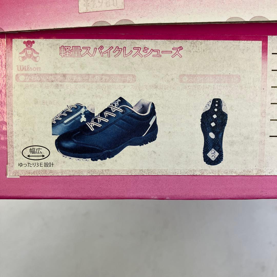 【試着のみ】 Wilson ウィルソン レディース ゴルフシューズ 23.5cm